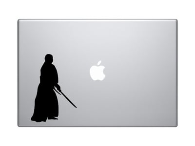 Ninja Samurai #15 - Assassin Katana Duel Sneak Swing Strike - Vinyl Decal For Laptops, Macbook, Tablets and Cars