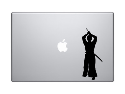 Ninja Samurai #16 - Assassin Katana Duel Sneak Swing Strike - Vinyl Decal For Laptops, Macbook, Tablets and Cars