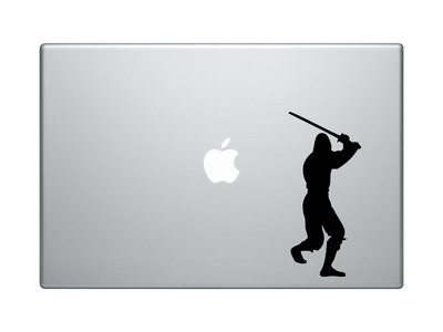 Ninja Samurai #17 - Assassin Katana Duel Sneak Swing Strike - Vinyl Decal For Laptops, Macbook, Tablets and Cars
