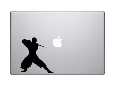 Ninja Samurai #18 - Assassin Katana Duel Sneak Swing Strike - Vinyl Decal For Laptops, Macbook, Tablets and Cars