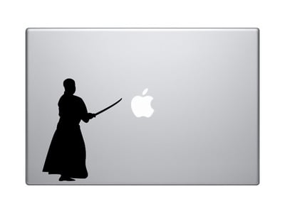 Ninja Samurai #19 - Assassin Katana Duel Sneak Swing Strike - Vinyl Decal For Laptops, Macbook, Tablets and Cars