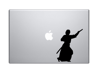 Ninja Samurai #20 - Assassin Katana Duel Sneak Swing Strike - Vinyl Decal For Laptops, Macbook, Tablets and Cars