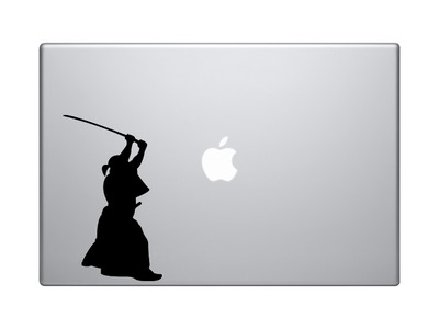 Ninja Samurai #21 - Assassin Katana Duel Sneak Swing Strike - Vinyl Decal For Laptops, Macbook, Tablets and Cars