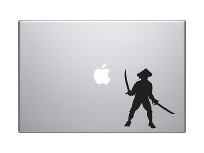 Swashbuckler Pirate Crew - Dual cutlass Captain Version 1 - Vinyl Decal For Laptops, Macbook, Tablets and Cars