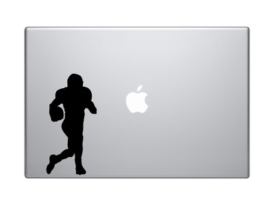 Sport Silhouette - Football Player Running Version 2 - Vinyl Decal For Laptops, Macbook, Tablets and Cars