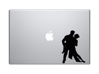 Tango Latin Salsa Samba Dance - Couple Pair Version 1 - Vinyl Decal For Laptops, Macbook, Tablets and Cars