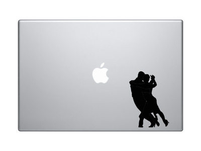 Tango Latin Salsa Samba Dance - Couple Pair Version 3 - Vinyl Decal For Laptops, Macbook, Tablets and Cars