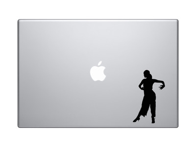 Tango Latin Salsa Samba Dance - Solo Dancer Version 1 - Vinyl Decal For Laptops, Macbook, Tablets and Cars