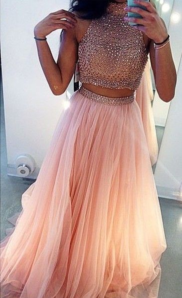 champagne prom dress, popular prom dress, long prom dress, unique prom dress, party dress, long evening dress, E103