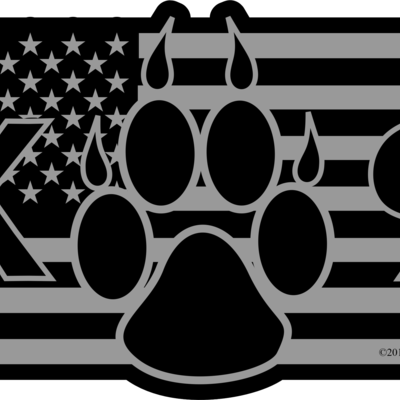 American k-9 flag decal - Thumbnail 4