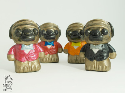Mr. Bojangles resin pug figure