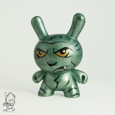 Grumpy Creeper custom 3" Dunny figure