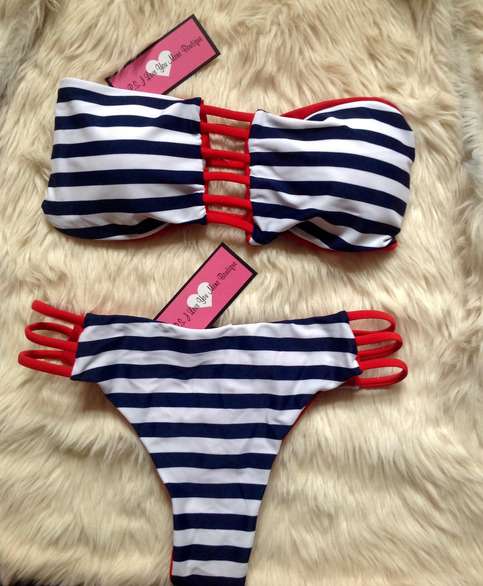 Sail Away Reversible Bikini Set