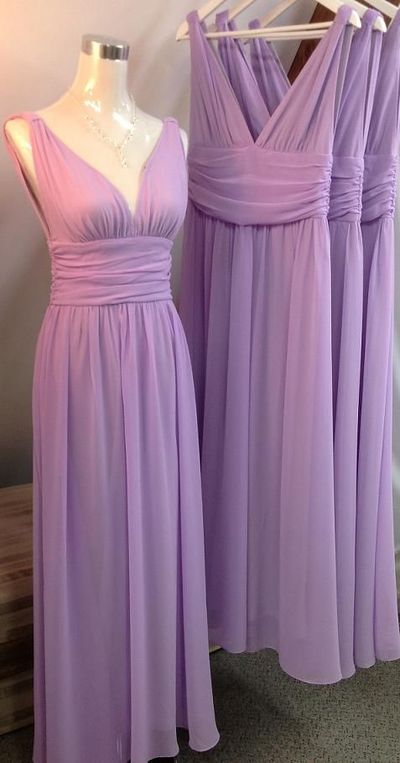long bridesmaid dress, chiffon bridesmaid dress, lavender bridesmaid dress, bridesmaid dress 2015, cheap bridesmaid dress, E122
