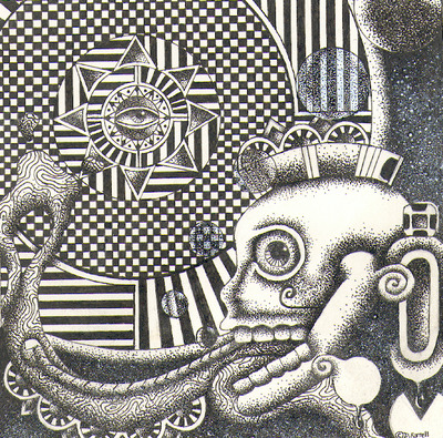 "Exhale the Physical!" study, fine art print