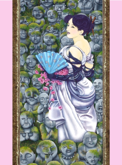 "The Graceful Ascension" greeting card