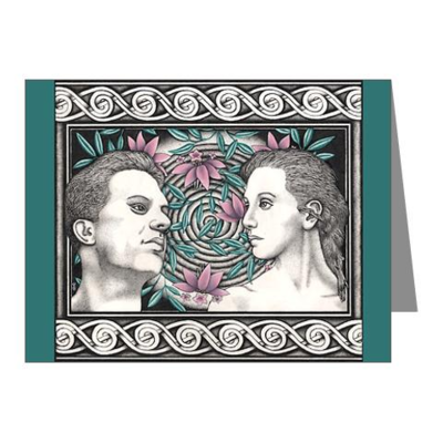 "Destiny Clan" greeting card