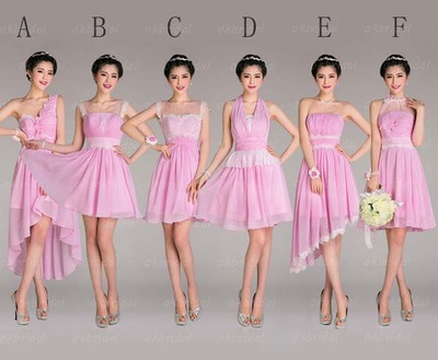 Junior bridesmaid dress, lace bridesmaid dresses, short bridesmaid dress, pink bridesmaid dresses, beautiful bridesmaid dress, PD15481