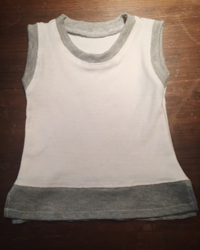 Teeny Tunic Tank Natural/Grey
