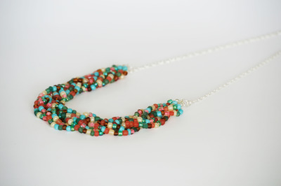 Braided Seed Bead Necklace