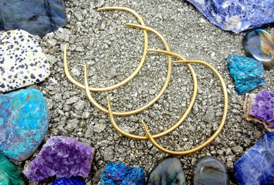 Simple Brass Cuff Bracelet