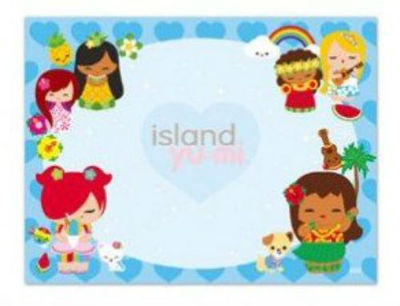 STICKY NOTES - "ISLAND YUMI - BLUE"