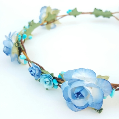 Blue Ombre floral crown ♥