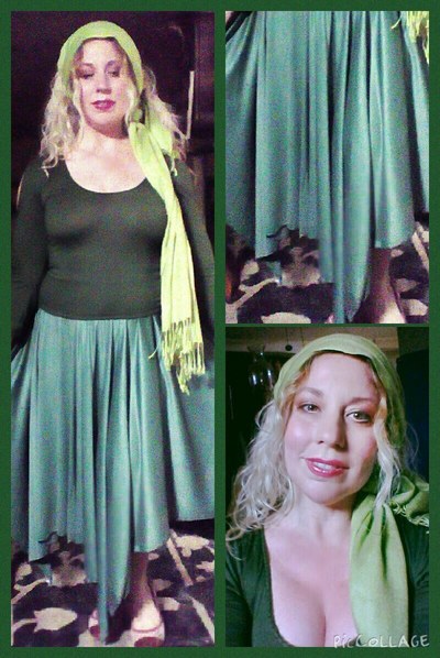 Pixie Hem Waterfall Handkerchief Asymmetrical Skirt