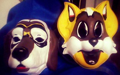 Breakfast At Tiffanys Cat and Dog Masks--Audrey Hepburn--Holly Golightly