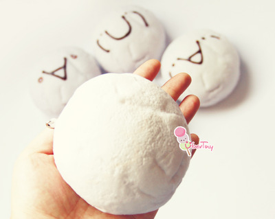 Jumbo Marshmallow Squishy Buns (kawaii Faces)