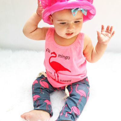 Flamingo me happy- toddler and kids - Thumbnail 4