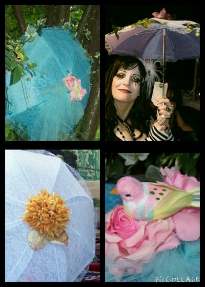 Embellished Parasol-Sun Umbrella--Festival-Wedding-Cosplay-Custom to Order