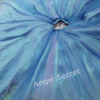 S343 gradient skirt, purple, blue, light blue - Thumbnail 1