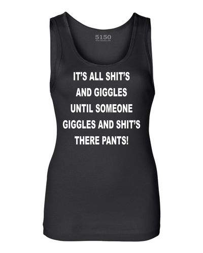 GIGGLES & SHITS Ladies Tank # 9013