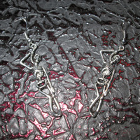 Hanging Skeleton Suicide Earrings  - Thumbnail 3
