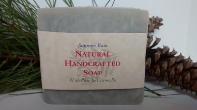 Summer Rain Soap with Pine and Citronella