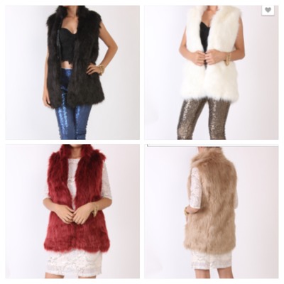 Faux Fur Vest (Limited Quantities) - TDE