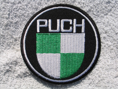 Puch 3" Round Embroidered Patch