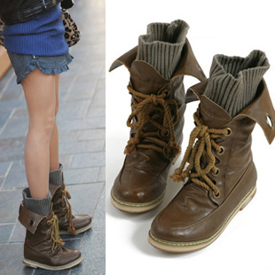 Winter fashion students Martin boots