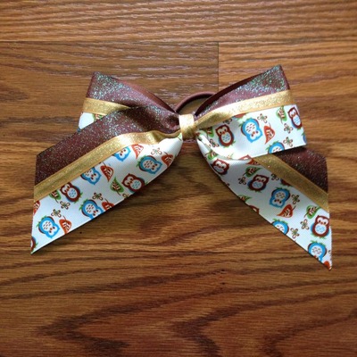 Colorful Owls, Glitter Brown, and Gold