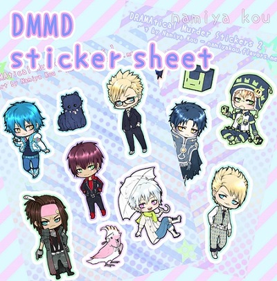 DMMd Chibi STICKER SHEET
