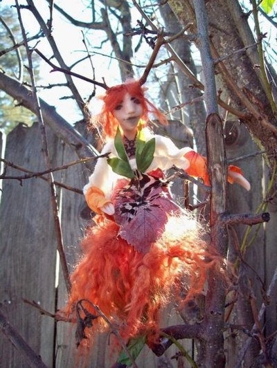 Faun Fairy Doll--One of A Kind--Faeryspell Creations