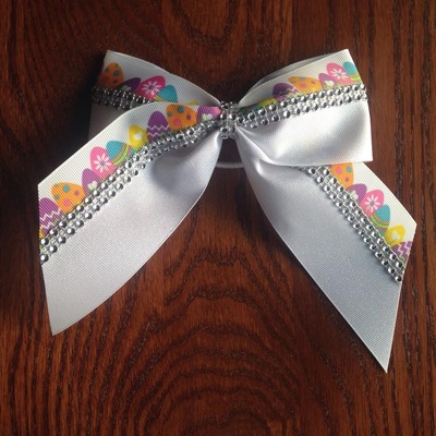 Glitter White, Easter Eggs, and Rhinestones