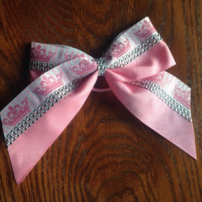 Pink Glitter and Crowns with Rhinestones