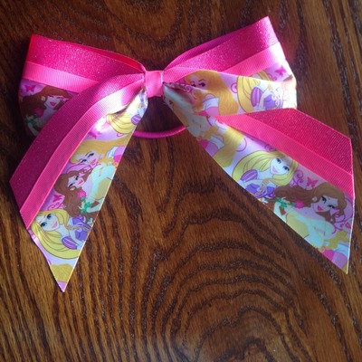 Disney Princesses with Glitter Pink