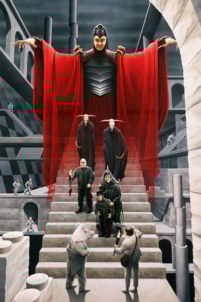 Toying With Evil Print