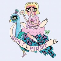 Peacocks Against The Patriarchy T-Shirt - Thumbnail 2