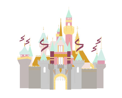 Sleeping Beauty Castle Print