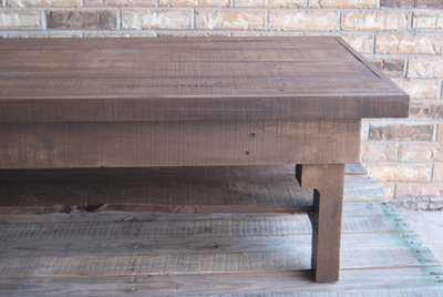 Reclaimed coffee table, rustic coffee table, a little shabby made from solid oak