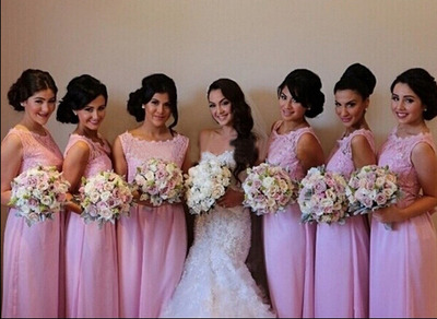 long bridesmaid dress, lavender bridesmaid dress, lace bridesmaid dress, cheap bridesmaid dress, bridesmaid dress for girls, E302